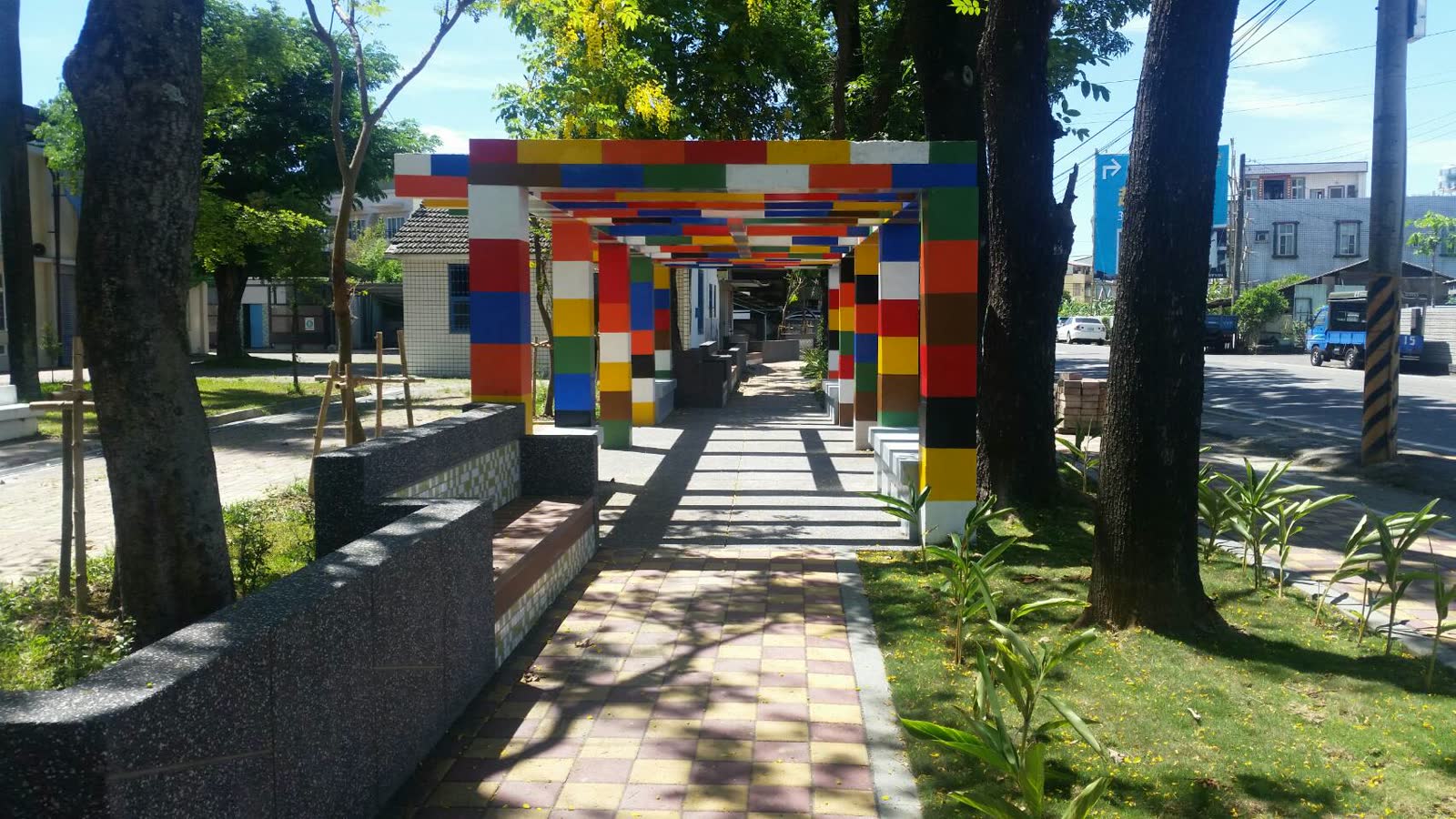臺南市善化區公所-臺南市善化區陽明國小人行無障礙及通學步道環境改善工程 照片4