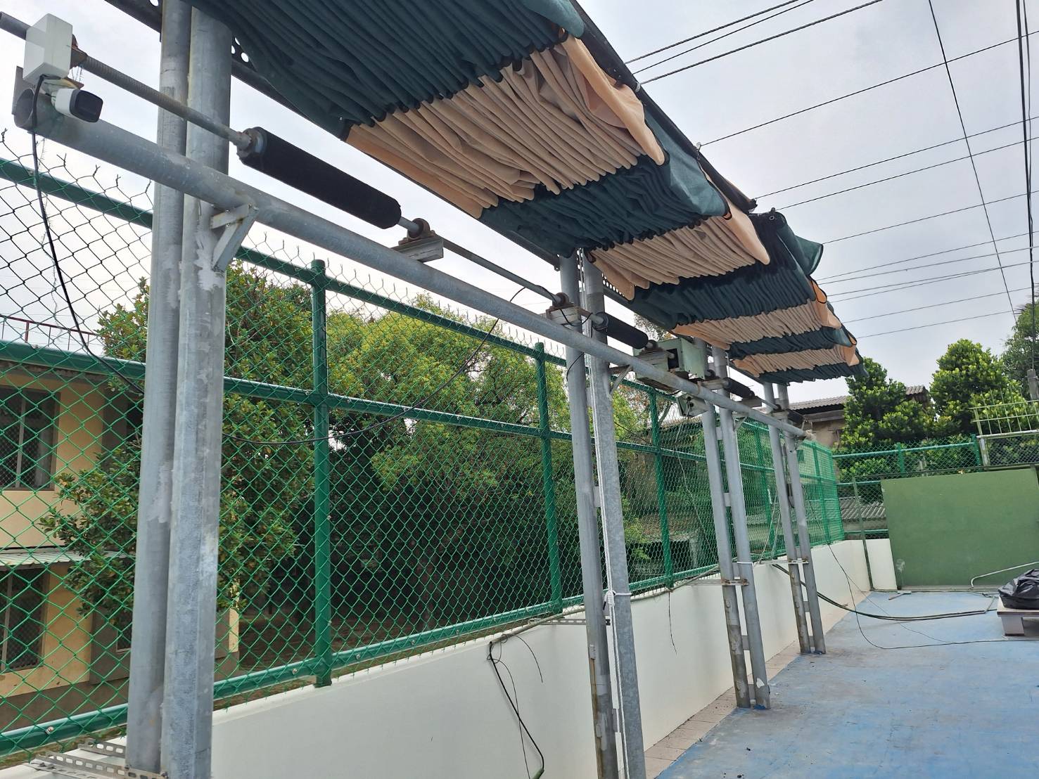 游泳池外牆及遮陽網整修工程 照片2