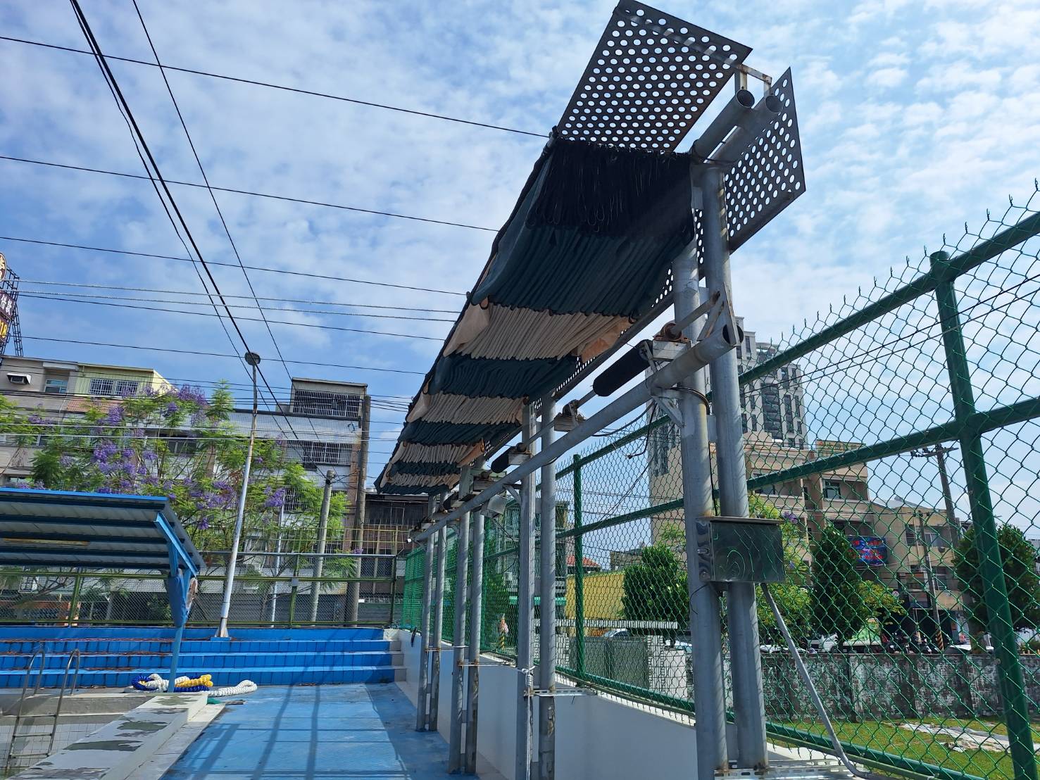 游泳池外牆及遮陽網整修工程 照片4